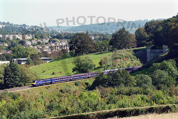FGW HST Twerton Tunnel 090904 JC1