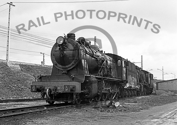 RENFE 240E 227x unknown location 1970  RPC260
