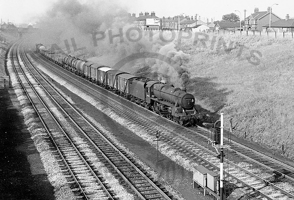 44730 Farington Curve Junction, Preston 1960 RPC472