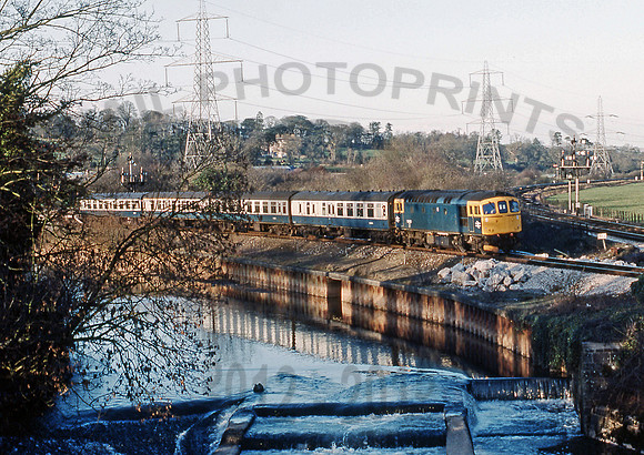 33032 Exeter Cowley Bridge 160385 BR090