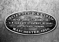 Beyer Peacock Plate1963 CW257