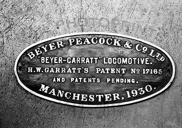 Beyer Peacock Plate1963 CW257