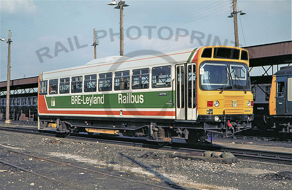 BR Leyland Railbus  RDB977020 Bristol Marsh Junction 1081  RK020
