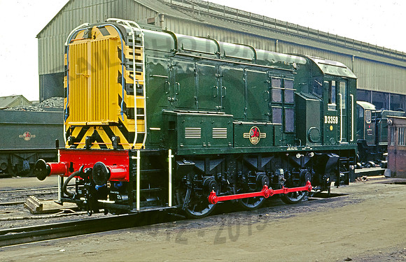 D3359 at SWINDON WKS on 29th July 1962 - Peter Fitton