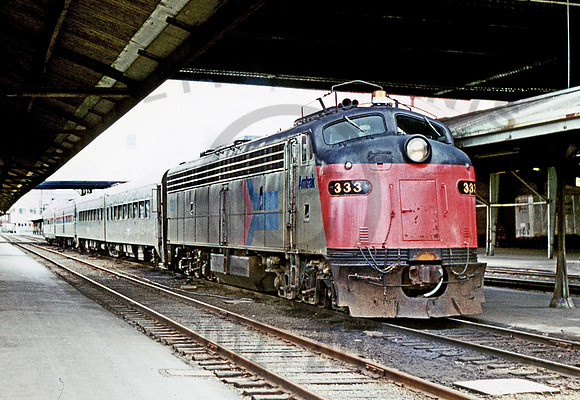 Amtrak 333 Portland  1972  RPC335