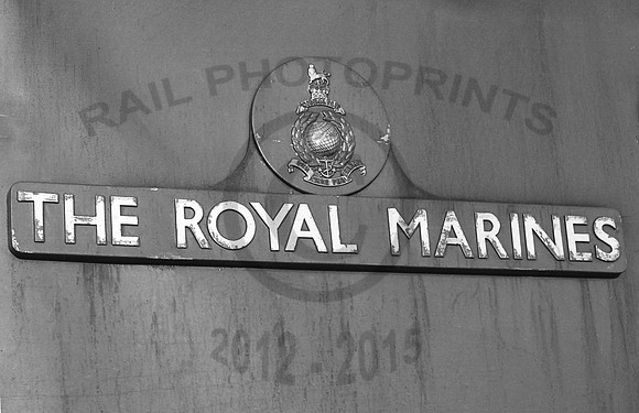 Nameplate Royal Marines  Glos 1272 NP777