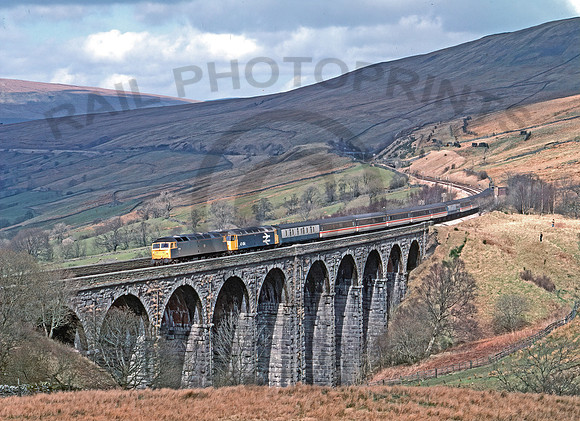 47218 Dent Head Viaduct 250389 BR218