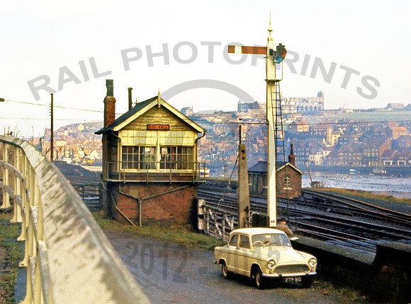 Bog Hall Whitby Signalbox  27-12-1963  CD678R
