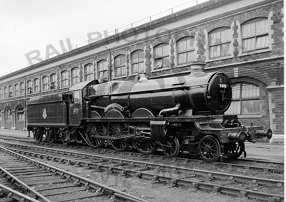 5011 Swindon Works  1955 RPC191
