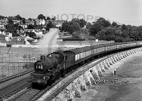 5028 at Teignmouth in Aug 1955