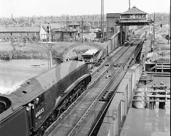 60032 Selby Swing Bridge 1956 RPC251