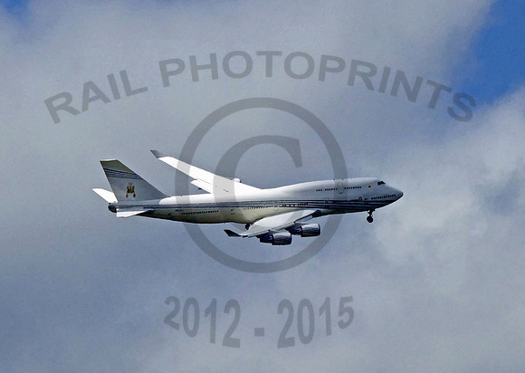 Sultan of Bruneis B747 V8-AL1 Brune 290216 JC355R