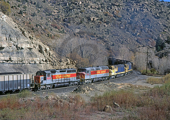 Utah Rly 9006, 9013 Price River Canyon, CW006