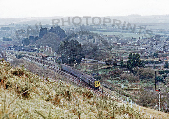 Class205 Corfe Castle 091271 RPCJV962