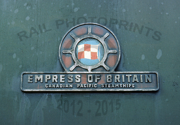 D233 Nameplate 1965  RPCD233