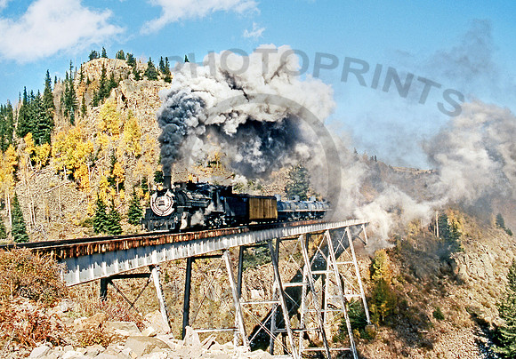 DRGW 489 Cascade Trestle 091097 JC572