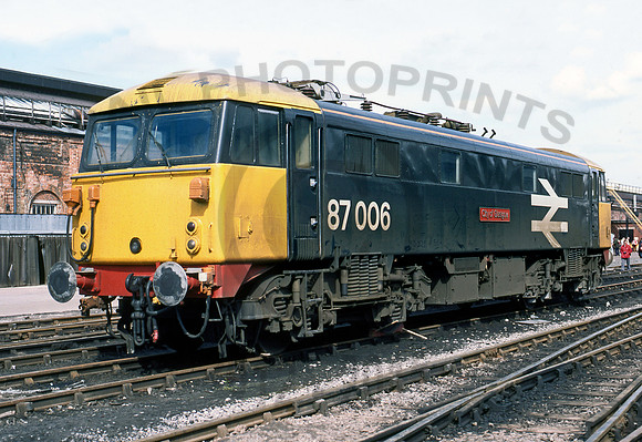 87006 Crewe Works 020684 BR814