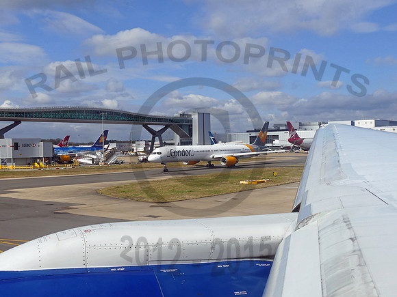 'Condor' B757-300 G-AMJB Gatwick 130318 JC