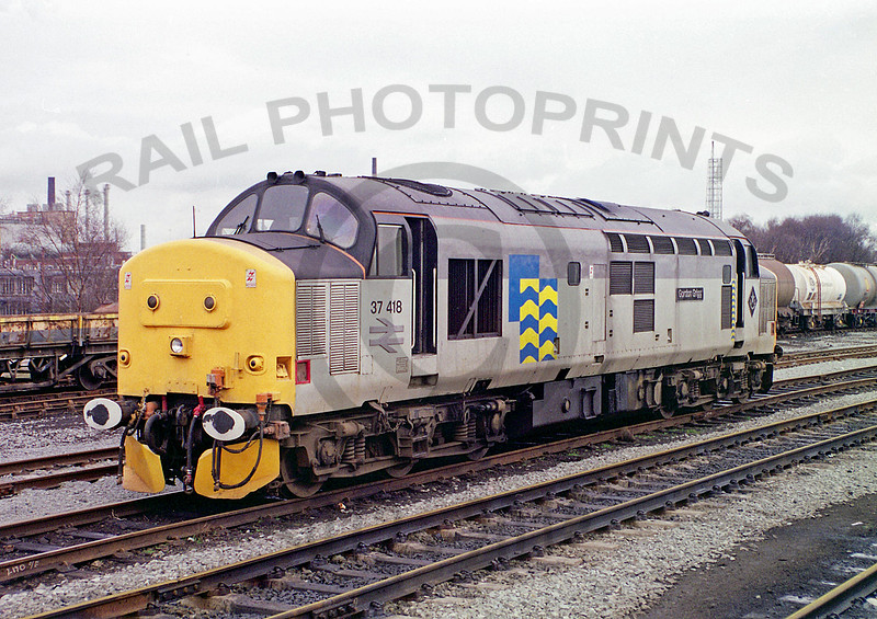 Rail Photoprints | Class 37/4 | 37418 Y Ellesmere Port 050492 RPC328