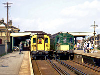 4CEP (Class 411)  7114 & 4EPB (Class 415) 5123 Sittingbourne Stn 7-1969 CED114