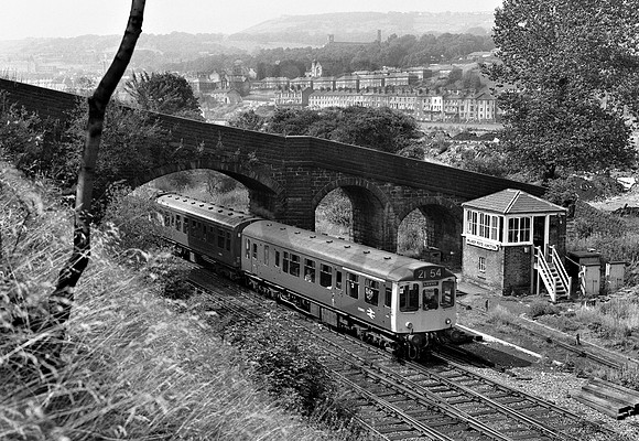 110 at Milner Royd Jn on 020875 - PF